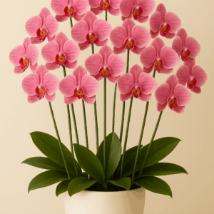 Blush Pink Orchid Large-Size Vase